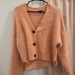 never worn fuzzy sweater